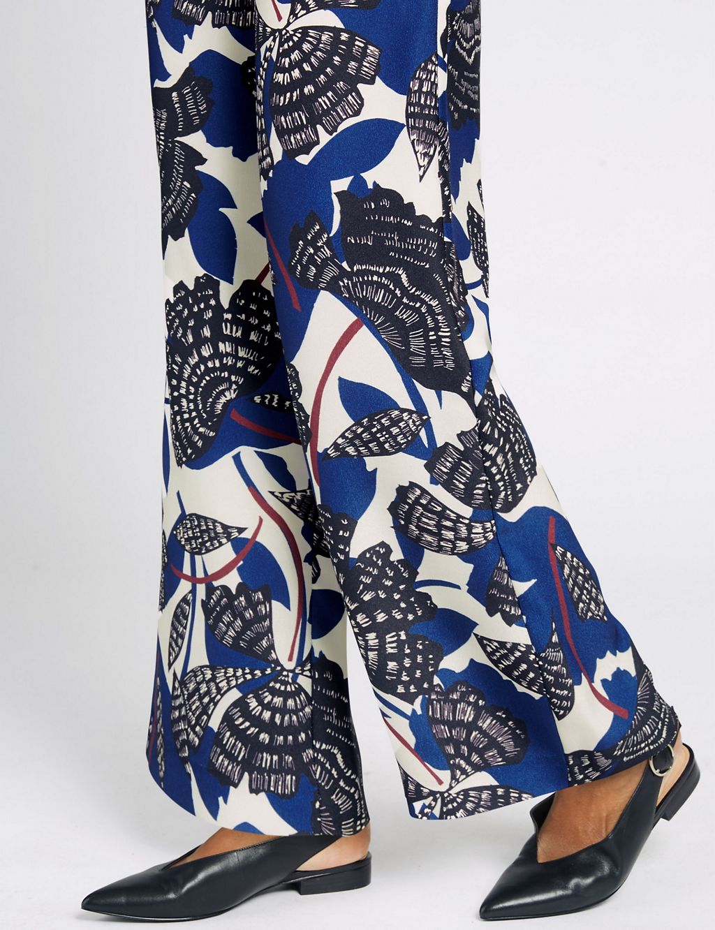 Printed Wide Leg Trousers 6 of 6