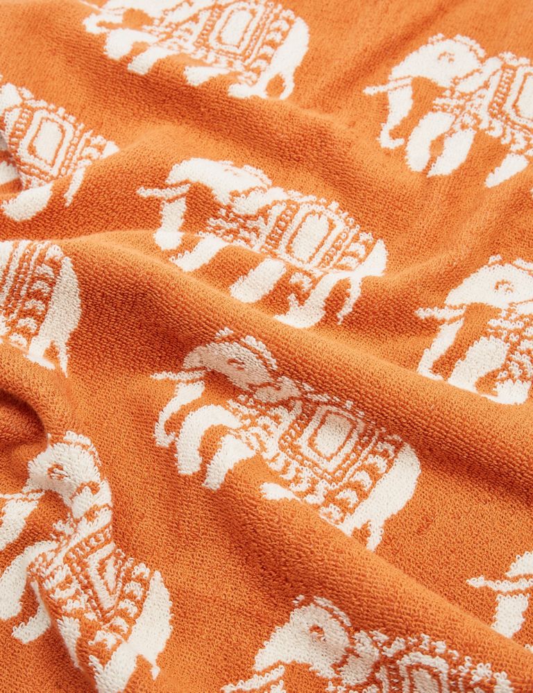 Priya Pure Cotton Elephant Towel 4 of 4