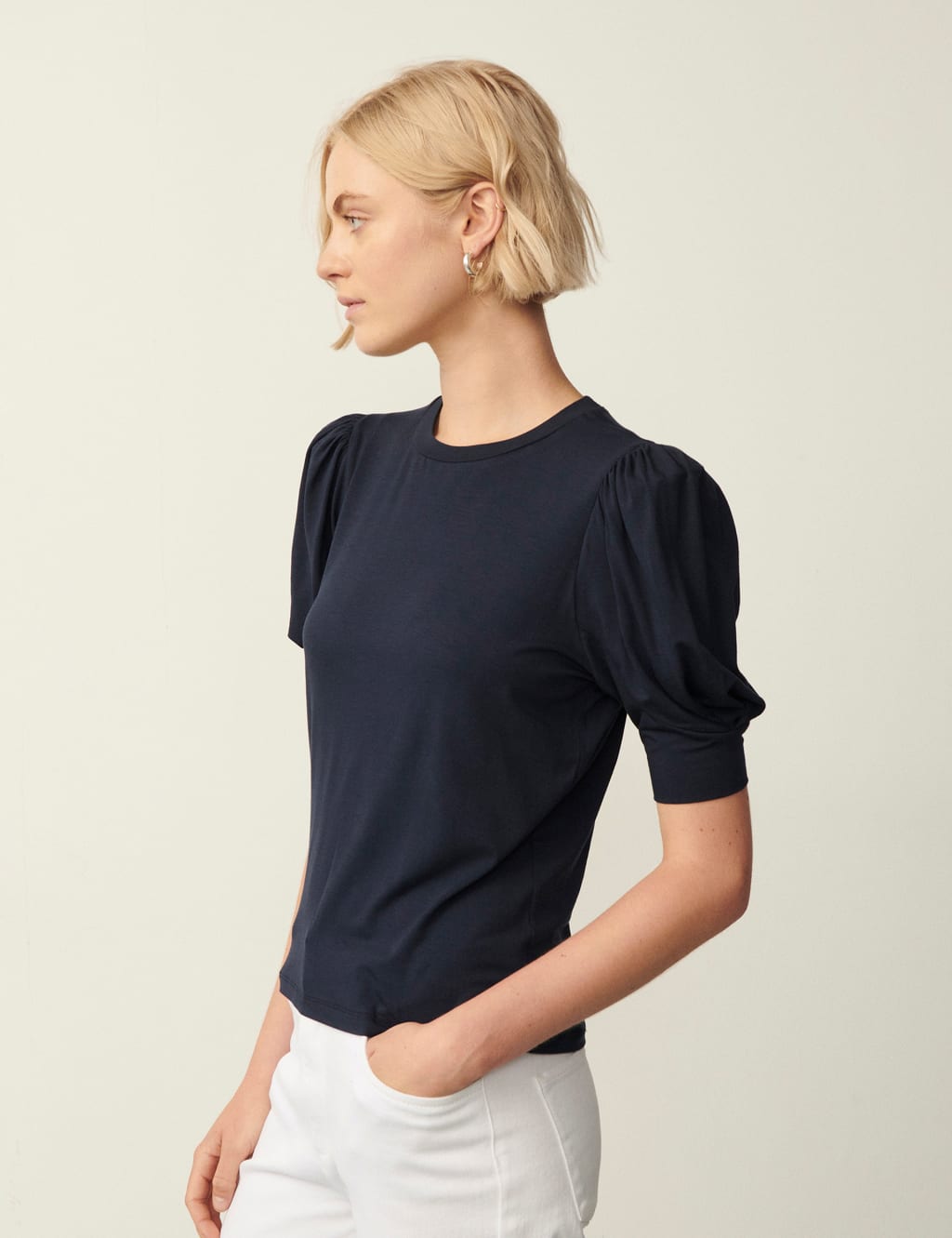 Puff shoulder 2025 t shirt