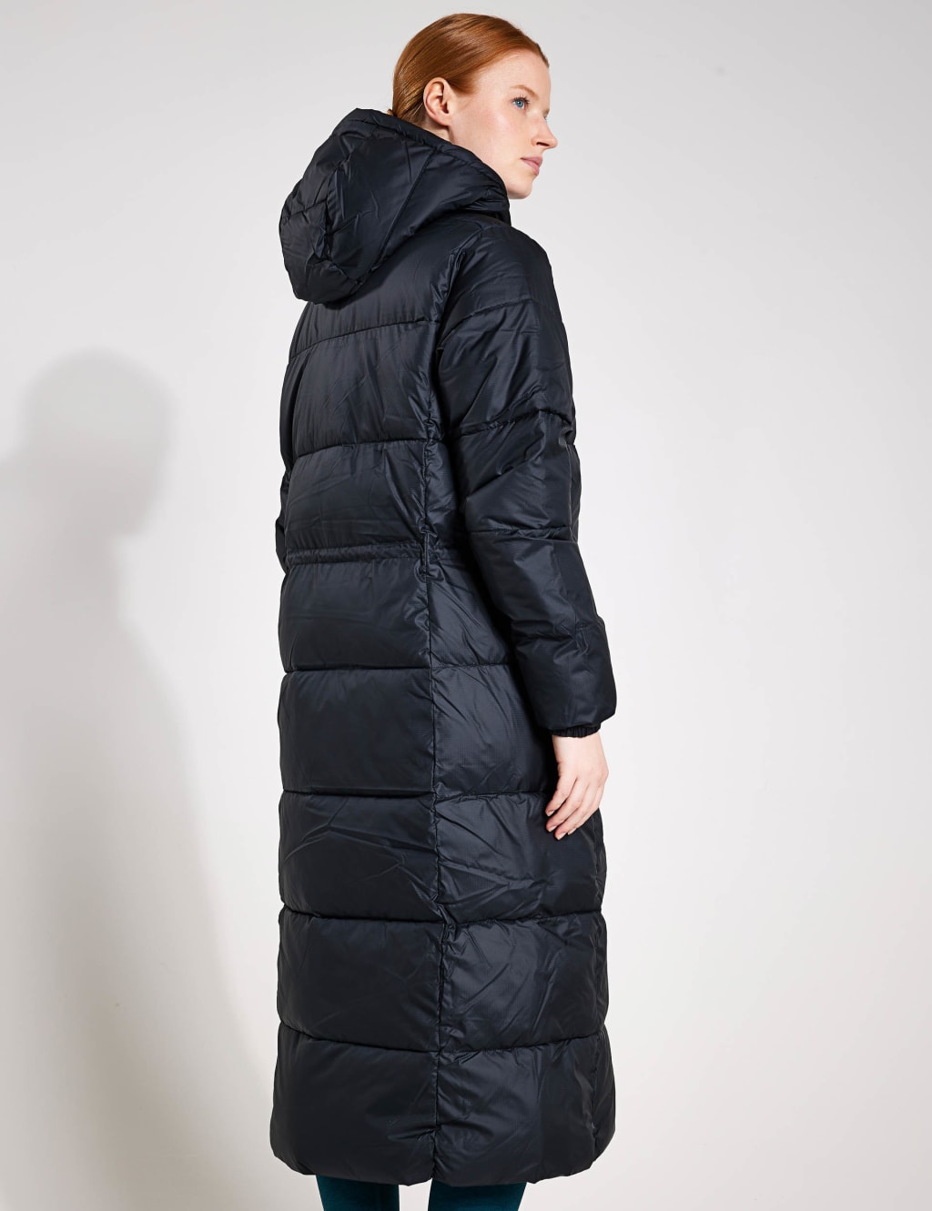 Puffect Hooded Longline Puffer Jacket Columbia M S
