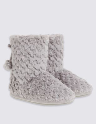 Sequin deals slipper boots