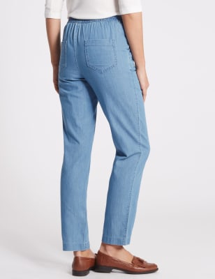 m&s pull on jeans