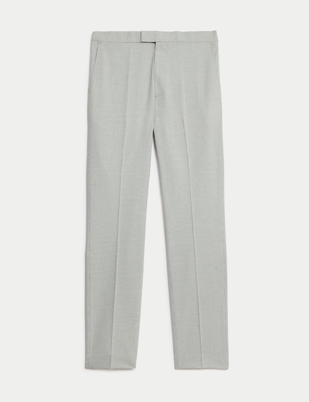 Puppytooth Elasticated Stretch Suit Trousers 5 of 7