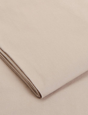 Pure Brushed Cotton Deep Fitted Sheet Image 2 of 3