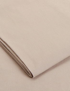Pure Brushed Cotton Extra Deep Fitted Sheet Image 2 of 3