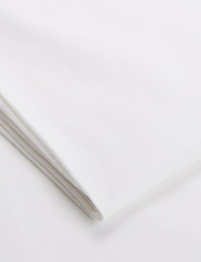 Pure Brushed Cotton Extra Deep Fitted Sheet Image 2 of 3