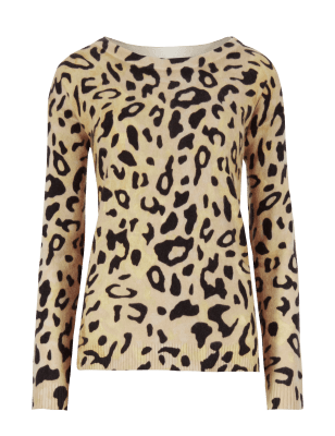 Animal print jumper shop marks and spencer