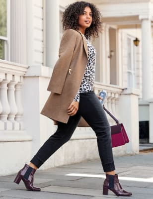 Marks and spencer on sale pink leopard print jumper