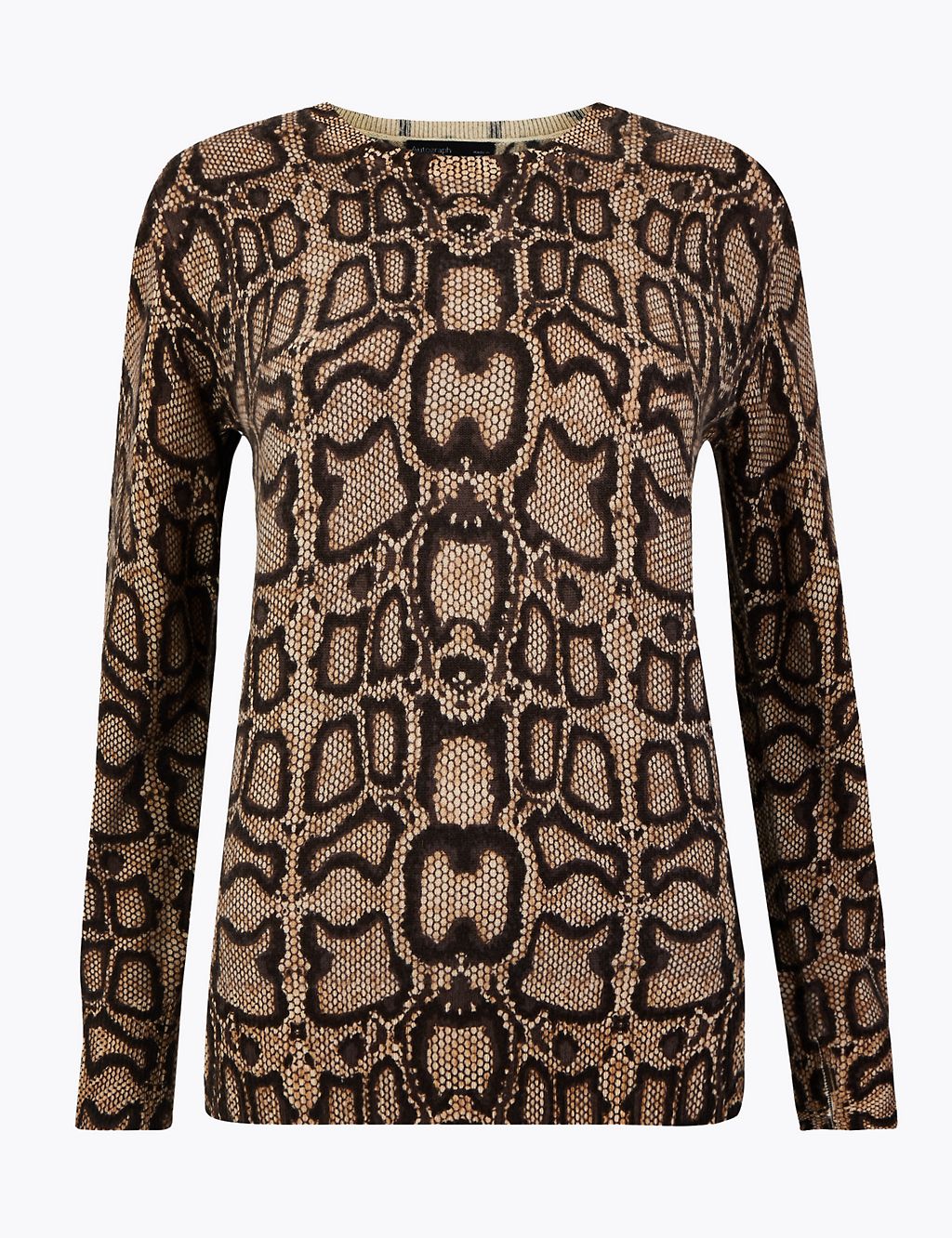 Pure Cashmere Animal Print Jumper 1 of 4