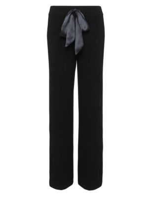 Pure Cashmere Belted Pyjama Bottoms Image 2 of 6