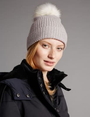 M&s bobble hot sale hat