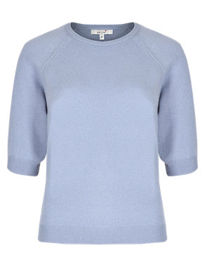 Pure Cashmere Boxy Jumper Image 2 of 4