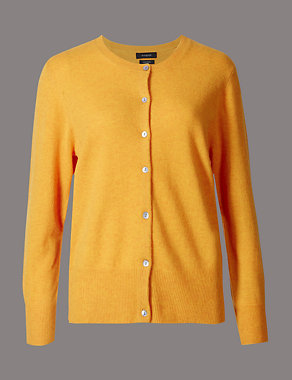 Pure Cashmere Button Through Cardigan Image 2 of 5
