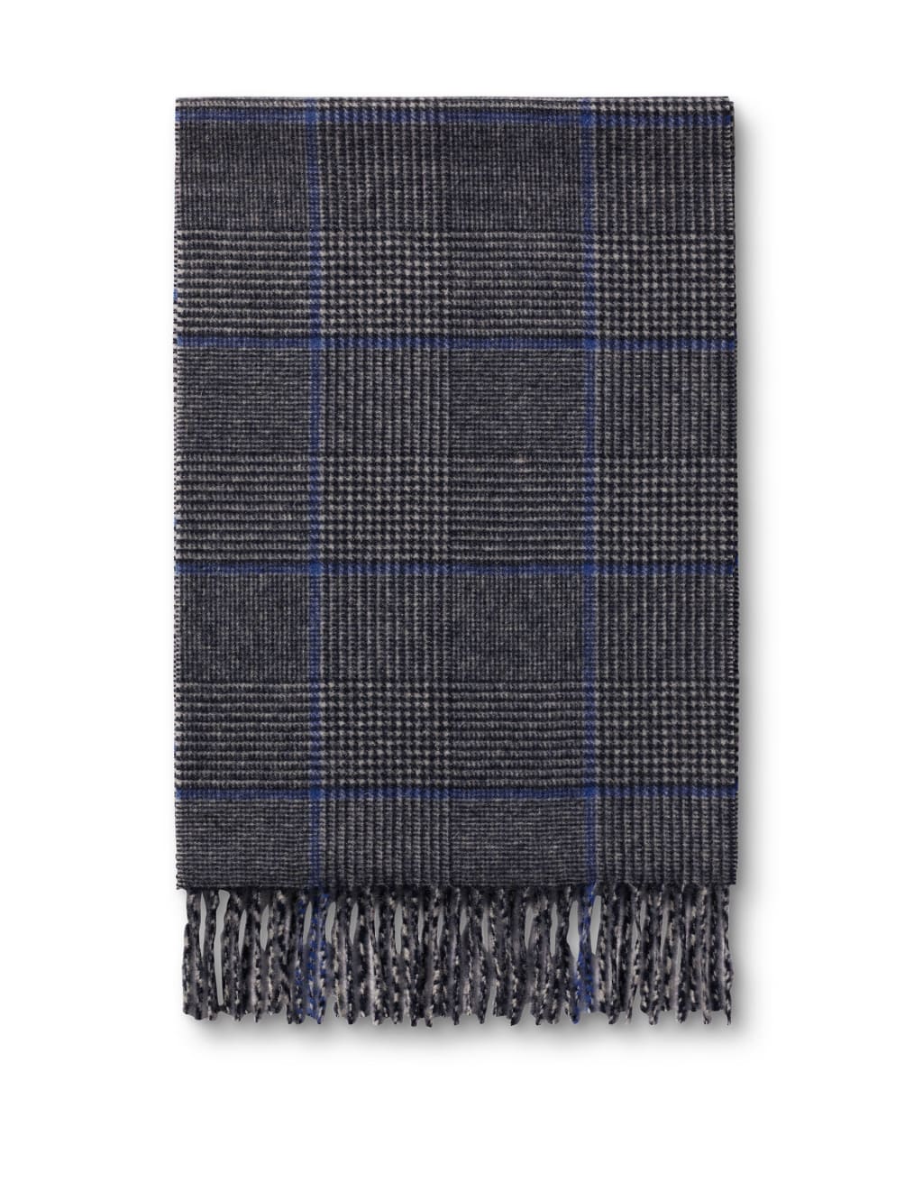 Pure Cashmere Checked Scarf Charles Tyrwhitt M S