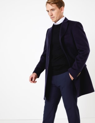 marks and spencer cashmere coat