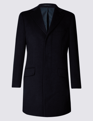 Marks and spencer cashmere coat sale