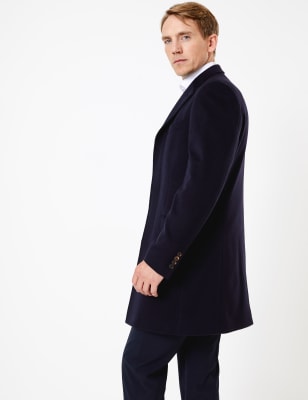 Pure cashmere coat on sale mens