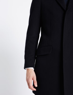 Marks and spencer cashmere cheap coat