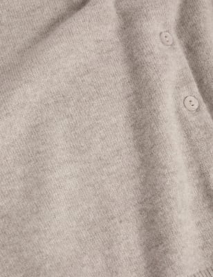 Pure Cashmere Crew Neck Cardigan Autograph M S