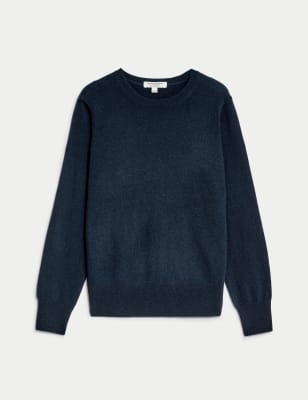 pure cashmere CLASSIC CREW NECK - Jumper - baby blue/light blue