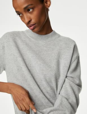 Pure Cashmere Supersoft Chunky Crew – Kitted in Cashmere