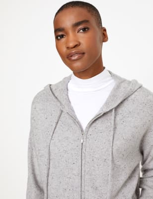 cashmere hoodie womens marks and spencer