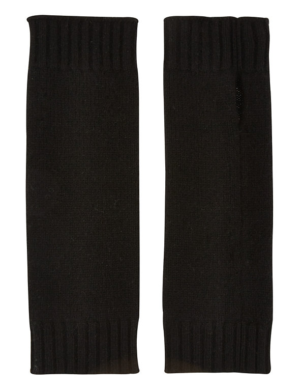 Pure Cashmere Fingerless Gloves Image 1 of 1