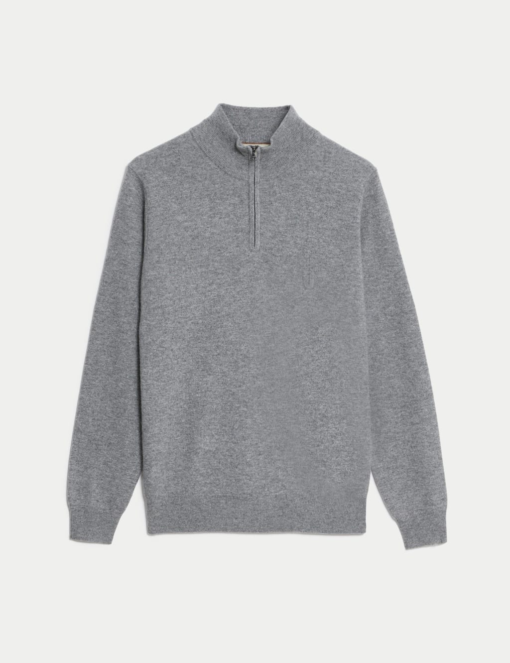 Pure Cashmere Half Zip Jumper | Autograph | M&S