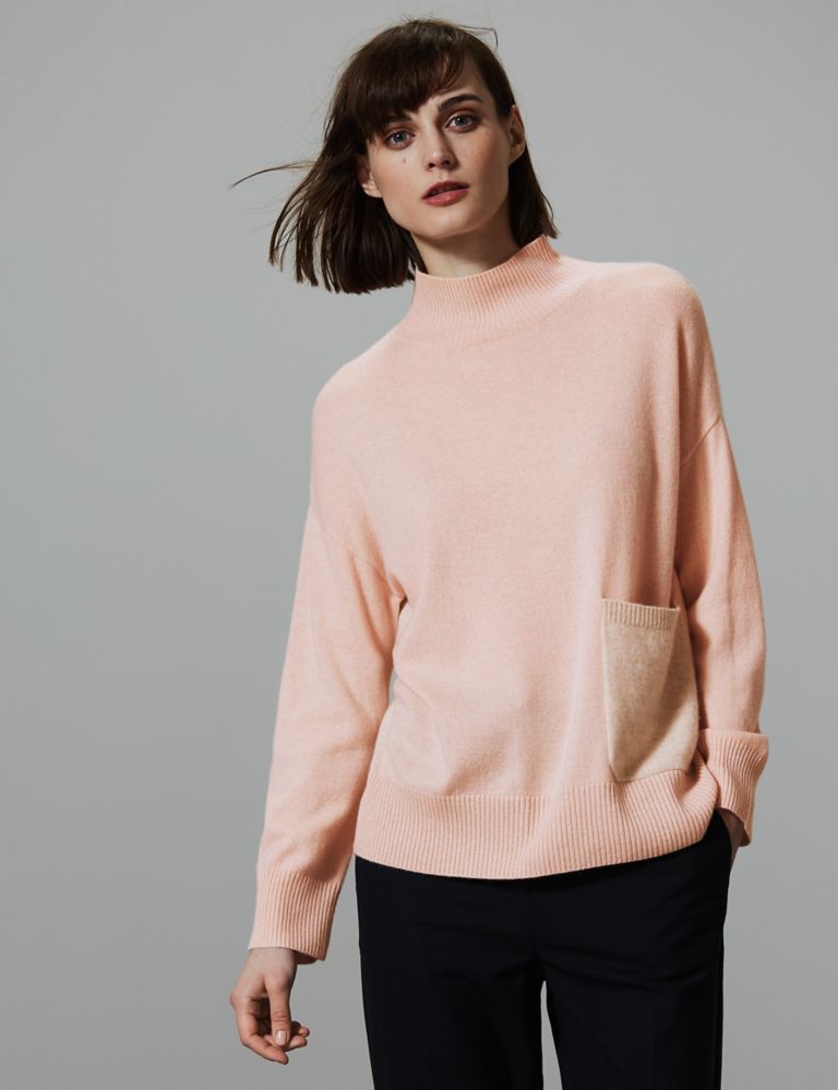 Pure Cashmere High Neck Jumper 1 of 4