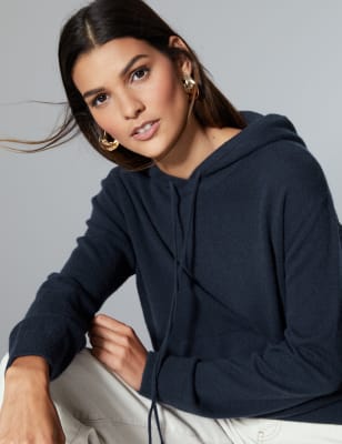 Cashmere hoodie womens marks and outlet spencer