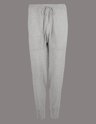 Pure cashmere joggers