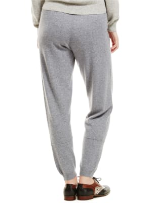 Pure cashmere joggers