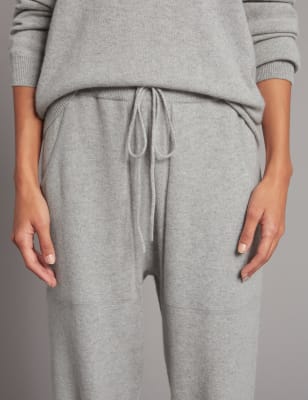 Cashmere joggers best sale marks and spencer