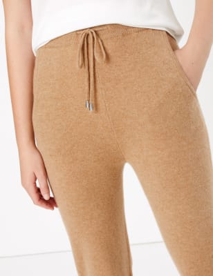 ladies cashmere joggers