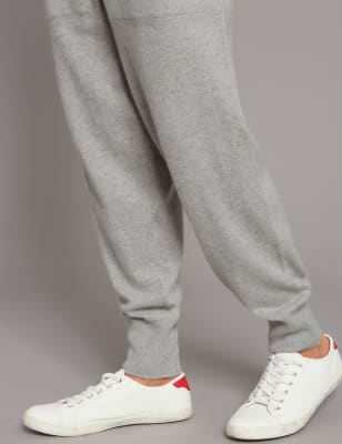 Pure Cashmere Tapered Ankle Grazer Joggers, Autograph