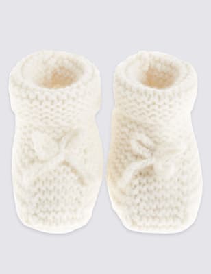 marks and spencer baby booties