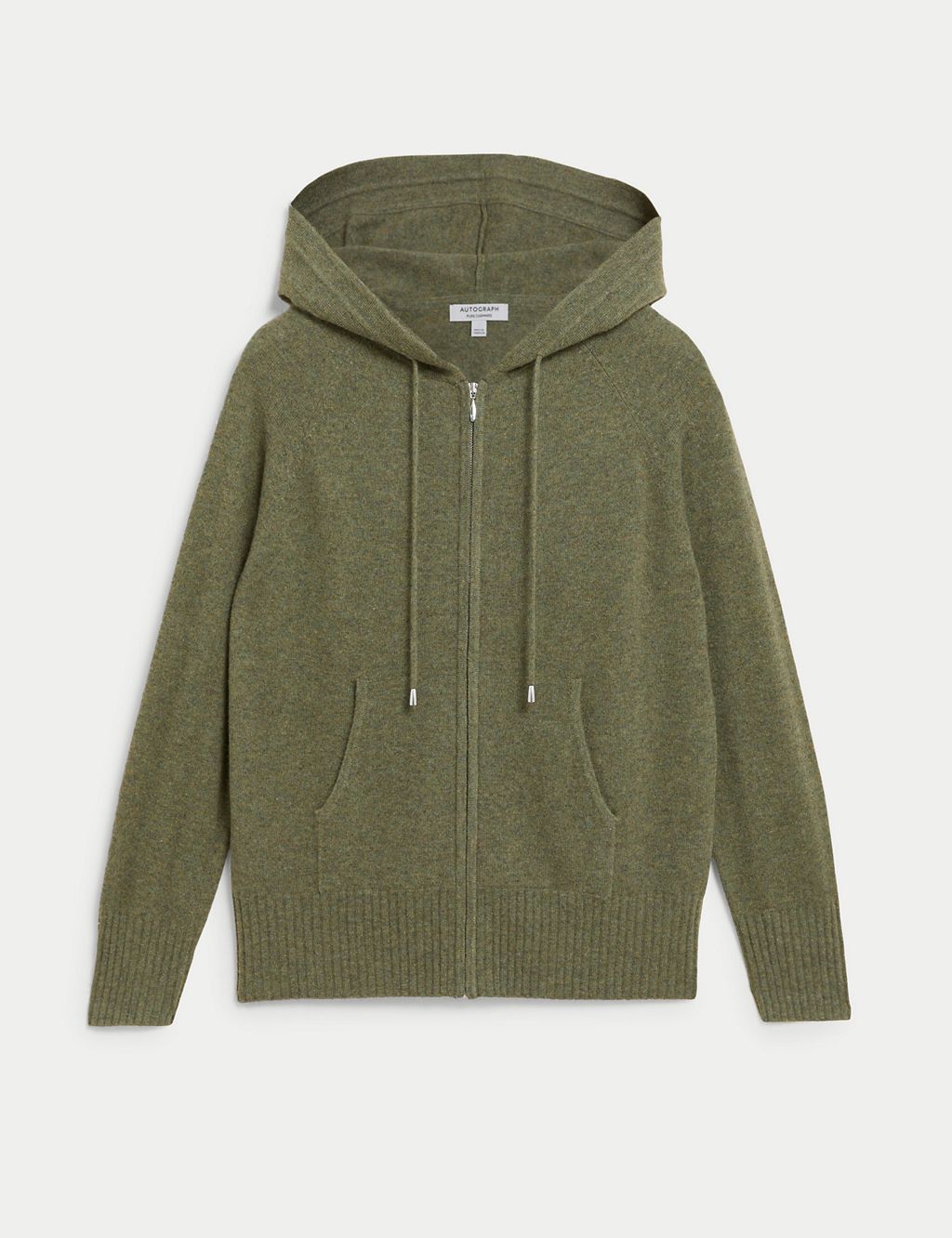 Pure Cashmere Knitted Relaxed Hoodie 2 of 7