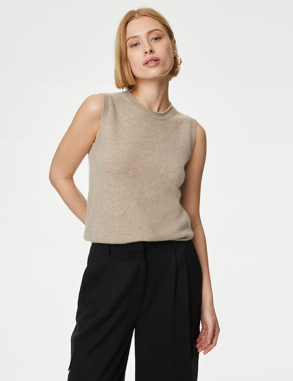 Pure Cashmere Knitted Vest 6 of 7