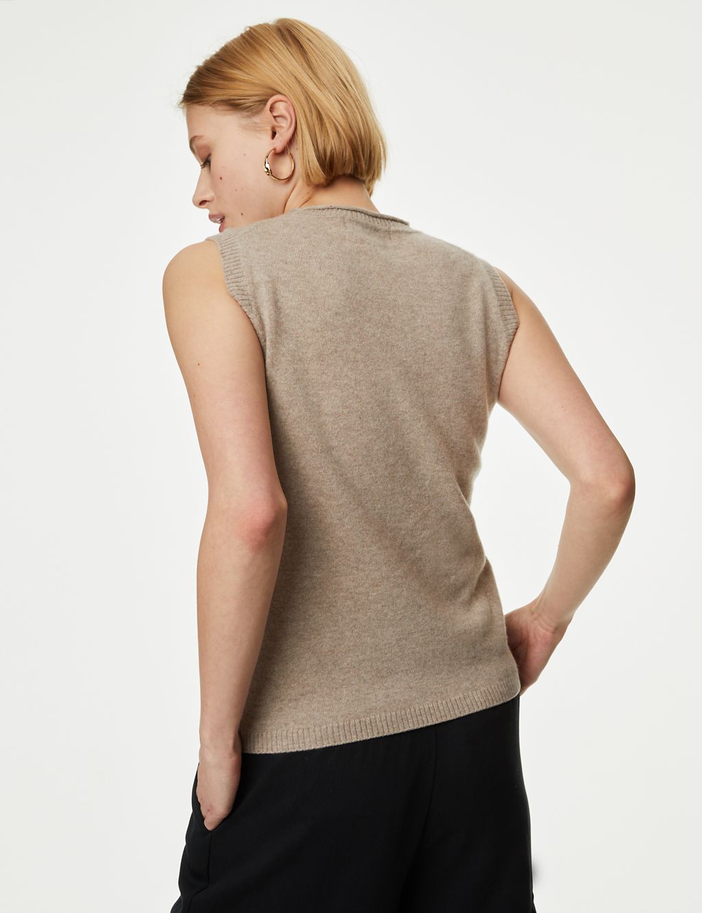 Pure Cashmere Knitted Vest 7 of 7