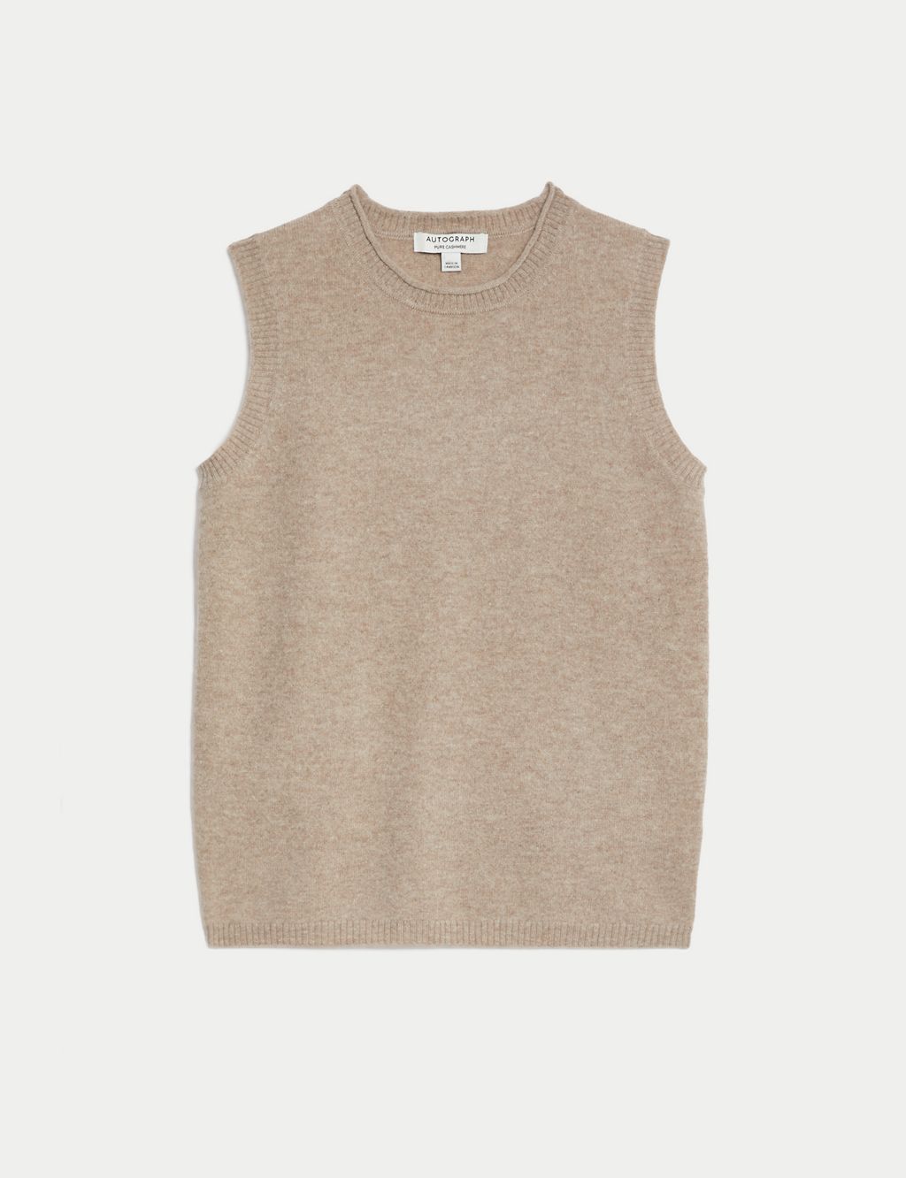 Pure Cashmere Knitted Vest 1 of 7