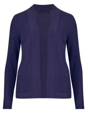 Pure Cashmere Open Front Cardigan