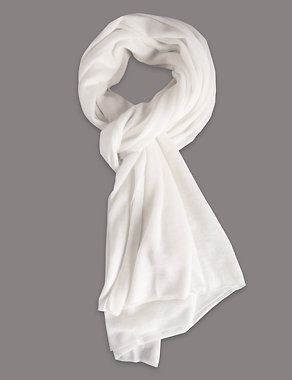 Pure Cashmere Oversized Scarf Image 2 of 3