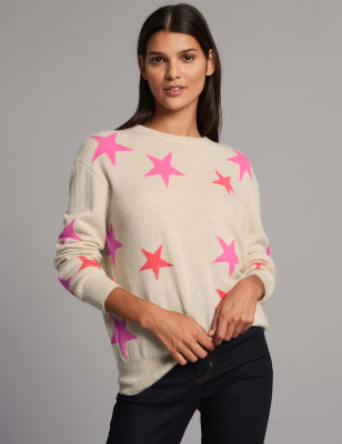 marks and spencer cashmere star jumper