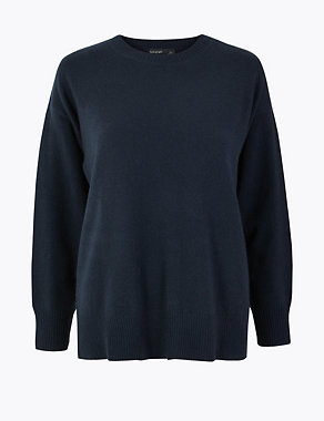 Pure Cashmere Relaxed Fit Jumper Image 2 of 4