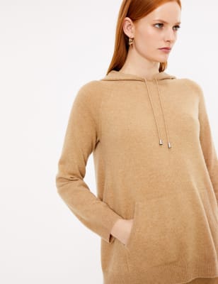 cashmere hoodie womens marks and spencer