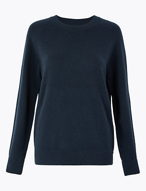 Pure Cashmere Relaxed Sweatshirt Image 2 of 4