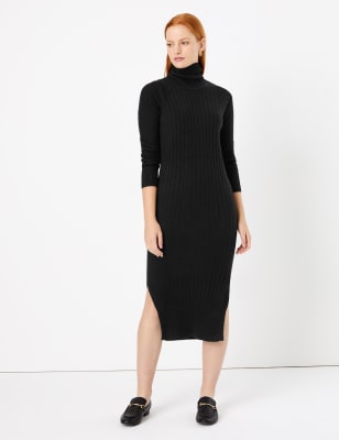 black knitted dress uk