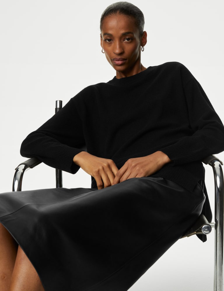 Longline oversized jumper shop