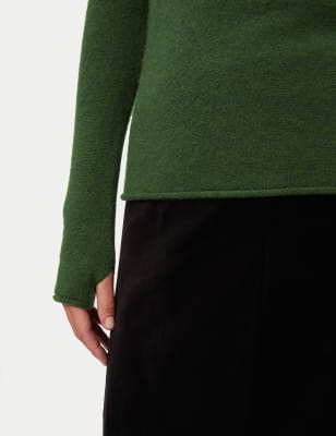 jigsaw green cashmere jumper