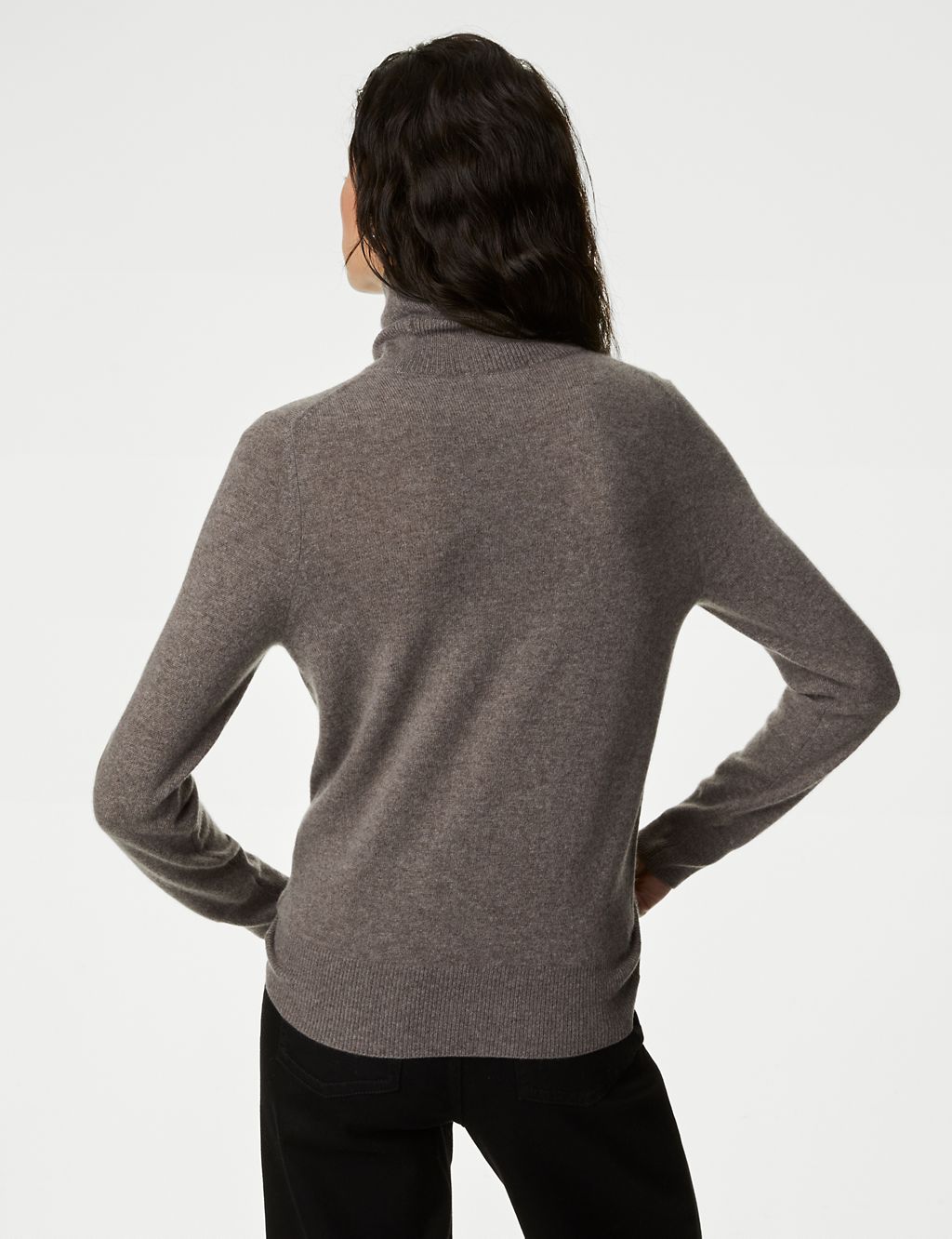 Pure Cashmere Roll Neck Jumper 5 of 6